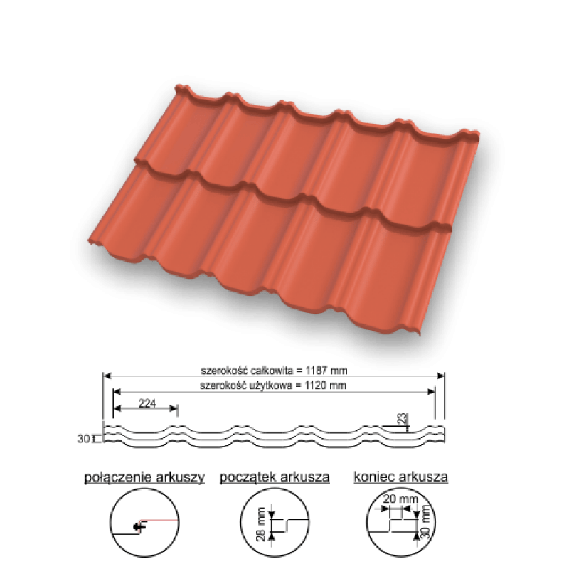 Dachówka Panelowa Lagro Panel